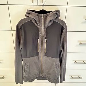 Lululemon blk/gray zip up